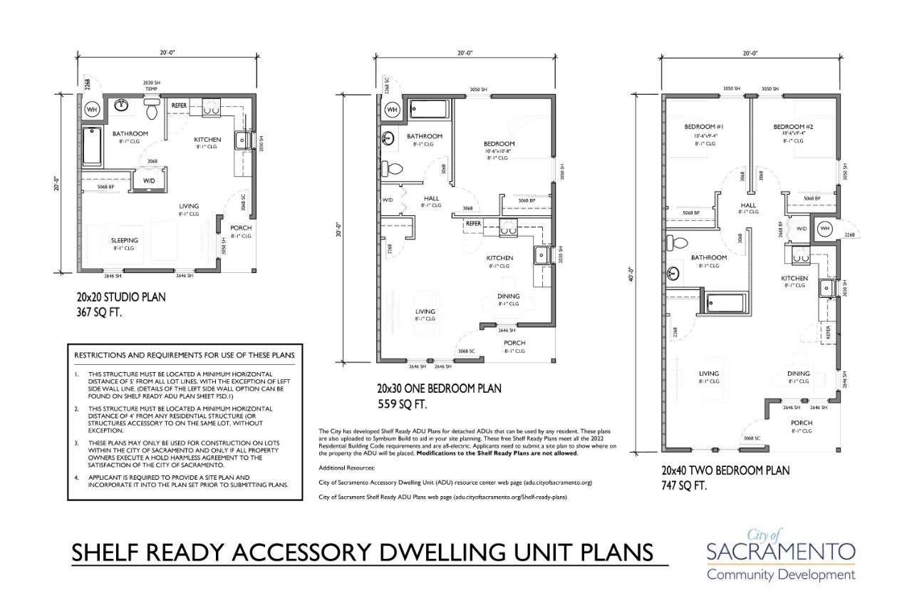 Image of ADU Floor Plans Comparison Handout